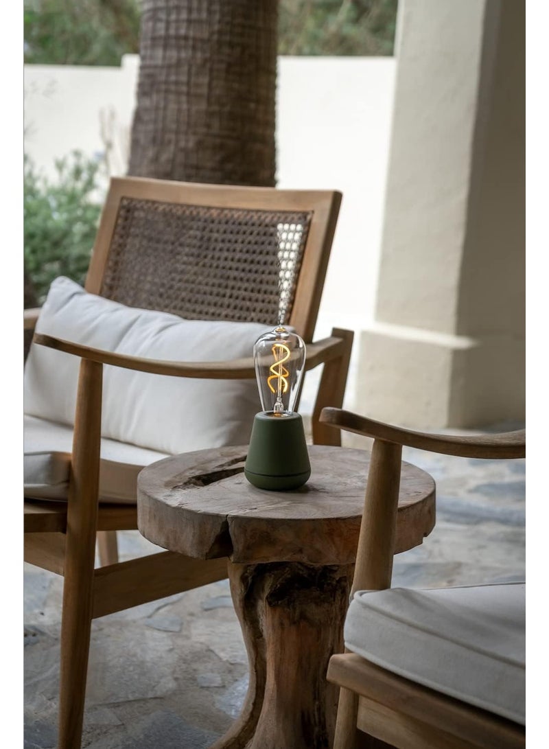 HUMBLE One Wireless Portable Table Light | Indoor and outdoor use |  8.5 cm x 19.5 cm - Green Moss - Image 4